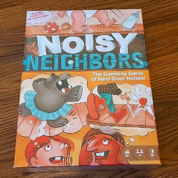 Noisy Neighbors The Guessing Game quiz By Mattel Games Sealed - Picture 1 of 8